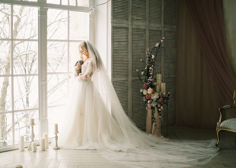 Inspiration – shooting with a wedding dress Dalia