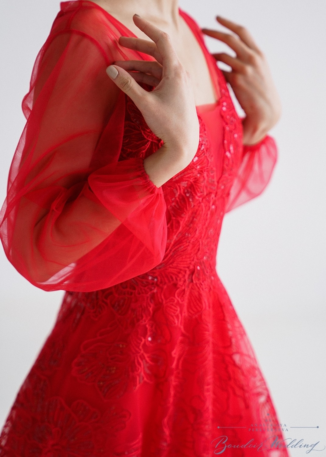Фото Красное вечернее платье Electra